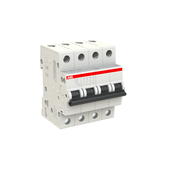 SH204-C 32 (MCB, 32A, 4P, 6 kA, IEC/EN 60898) 