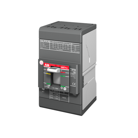 XT1N 160 TMD 32-450 3p F F (MCCB, 32AT/160AF, 3P, 36 kA, THERM. MAGNET. TRIP UNIT)