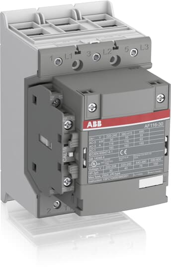 AF116-30-11-13#100-250V (AC3-55kW, AC1-160A, 3P CONTACTOR WITH 1NO+1NC)