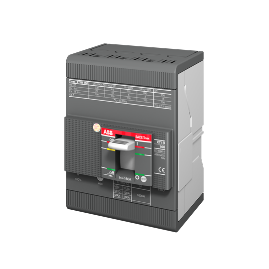 XT1B 160 TMD 125-1250 4p F F InN=50%    